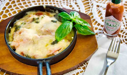 自家製ポテトピザ